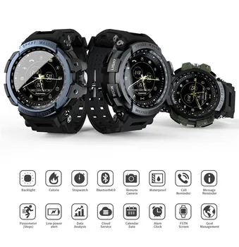 LOKMAT MK28 Esportes Inteligente Pulseira de Relógio de Informações Empurrar IP68 Impermeável Smartwatch Homens Relógio Relógios Para Ios e Android, Chamada de